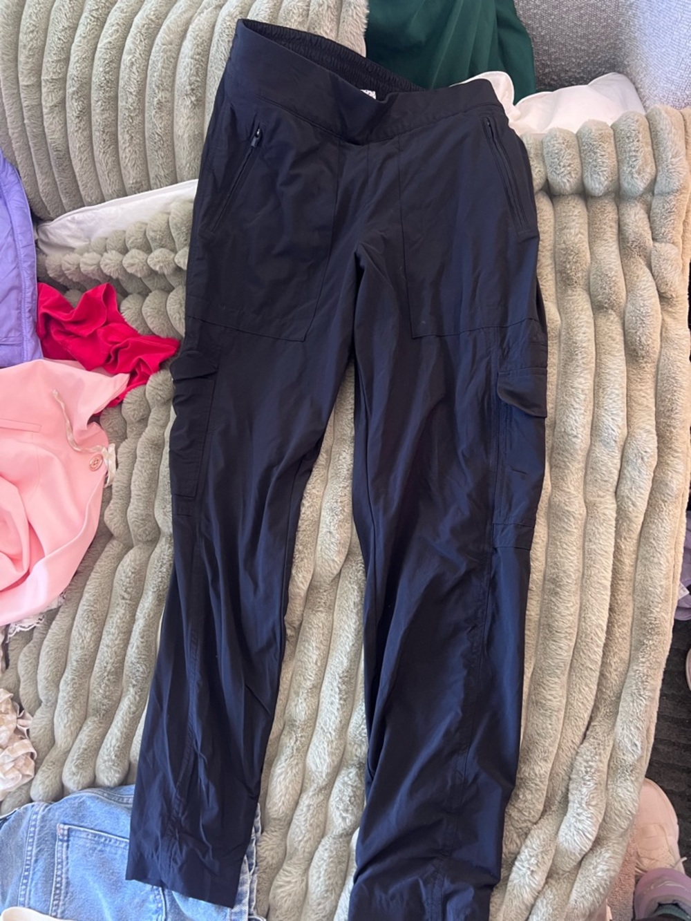 Athleta Black Women's Cargo Pants - Sleek Utility Style
